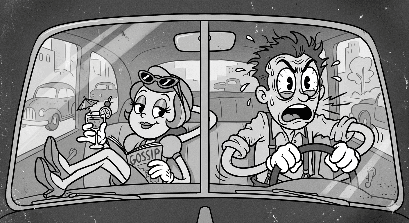 Driver vs Passenger Princess